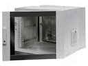 Enclosure: 19" standard; X: 600mm; Y: 478mm; Z: 573mm; DK; IP55; IK08