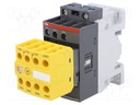 Contactor: 3-pole; NO x3; Auxiliary contacts: NC x2,NO x2; 9A; DIN