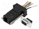 Transition: adapter; RJ45 socket,D-Sub 9pin female