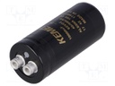 Capacitor: electrolytic; 10000uF; 63VDC; Leads: screw; ESR: 17mΩ