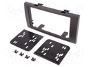 Radio mounting frame; Ford; 2 DIN; anthracite