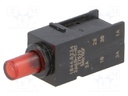 Switch: push-button; Pos: 2; DPDT; 0.5A/60VAC; 0.5A/60VDC; 8N; round
