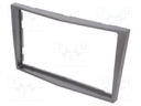 Radio mounting frame; Opel; 2 DIN; anthracite