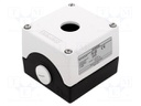 Enclosure: for remote controller; X: 85mm; Y: 89.4mm; Z: 64mm; metal