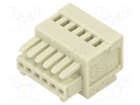Pluggable terminal block; 2.5mm; ways: 3; plug; female; for cable