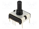 Potentiometer: shaft; single turn; 100kΩ; ±20%; 0.75W; linear; THT