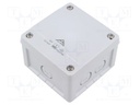 Enclosure: junction box; IP66,IP67,IP69; grey; Cover colour: grey