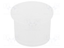 Plugs; Mat: LDPE; L: 15mm; Ø: 20.8mm; BN: 1096