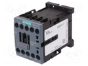 Contactor: 4-pole; NC + NO x3; 230VAC; 10A; DIN,on panel; 3RH20