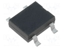 Bridge rectifier: single-phase; Urmax: 600V; If: 1.5A; Ifsm: 50A
