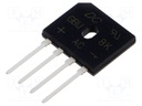 Bridge rectifier: single-phase; Urmax: 800V; If: 8A; Ifsm: 200A