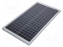 Photovoltaic cell; polycrystalline silicon; 650x350x25mm; 30W