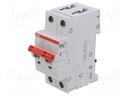 Switch-disconnector; Poles: 2; DIN; 32A; 400VAC; SD200; IP20