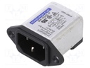 Connector: AC supply; socket; male; 3A; 250VAC; IEC 60320; -25÷85°C