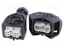 Connector: HAN; male + female; plug + socket; Han Kit; PIN: 10