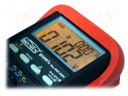Digital multimeter; LCD (6000),with a backlit; 5x/s; True RMS