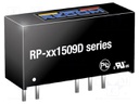 Converter: DC/DC; 1W; Uin: 21.6÷26.4V; Uout: 15VDC; Uout2: -9VDC
