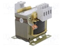Transformer: mains; 60VA; 230VAC; 24V; Leads: terminal block; IP00