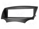 Radio mounting frame; Ford; 1 DIN; black