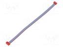 Cable: ribbon cable with connectors; PIN: 6; THT; on PCBs; adapter