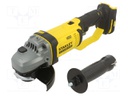 Angle grinder; battery; 0÷9krpm; 115mm; 18VDC; Features: 1 gear