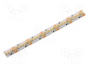LED tape; white warm; 3528; LED/m: 240; 10.5mm; white PCB; IP65