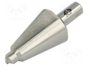 Taper reamer; Mat: HSS; Reamed hole dia: 16÷32mm