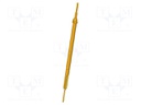 Test needle; Maksimum spring compression: 5mm; 3A; Contacts: CuBe