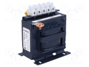 Transformer: mains; 63VA; 400VAC; 230V; Leads: terminal block; IP00