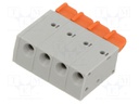 Connector: PCB terminal block; terminal; GB; 6A; PIN: 4; angled