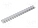 Profiles for LED modules; white; recessed; natural; L: 2m