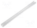 PCB guide; polyamide; natural; A: 101.6mm; UL94V-2; B: 88.9mm