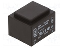 Transformer: encapsulated; 1.9VA; 230VAC; 7.5V; 253mA; 81g