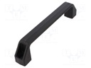 Handle; Mat: technopolymer (PP); black; H: 54mm; L: 260mm; W: 30mm