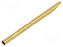 Test probe socket; Contact plating: gold-plated; KS-712; L: 30mm