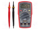 Digital multimeter; LCD 3,75 digit (4000); Diode test: yes