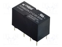 Relay: electromagnetic; DPDT; Ucoil: 5VDC; 0.6A/125VAC; 2A/30VDC
