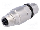 Adapter; M12 female X coded,both sides; X code-ProfiNET