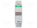 Voltmeter; digital,mounting; 80÷500V; for DIN rail mounting