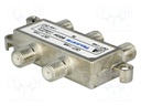 Splitter; screw; 1006MHz; Output: F female x4; Series: Basic Line