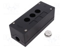 Enclosure: for remote controller; X: 72mm; Y: 180mm; Z: 65mm; black