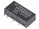 Converter: DC/DC; 1W; Uin: 10.8÷13.2V; Uout: 5VDC; Iout: 200mA; SIP7