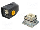 Connector: HAN; male + female; plug + socket; Han-Yellock 10