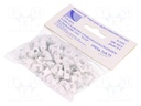 Holder; white; Application: SMYp 2x0,75,for flat cable; 100pcs.