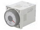 Timer; 0,2s÷100s; SPDT,SPST-NO; 250VAC/5A; 100÷240VAC; -10÷50°C