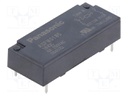 Relay: miniature; NC + NO; Ucoil: 18VDC; 4A/250VAC; 4A/30VDC; 6A