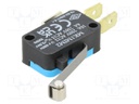 Microswitch SNAP ACTION; 6A/250VAC; with lever (with roller)