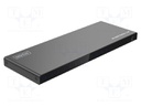 Splitter; HDMI 2.0; black; Input: DC socket,HDMI socket; metal