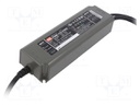 Power supply: switched-mode; for LED strips; 120W; 24VDC; 5A; IP67