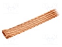 Braids; tape; Thk: 3.4mm; W: 30mm; 32AWG; Body dim: 30x3.4mm; 10m